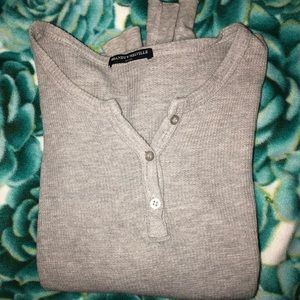 brandy melville light grey long sleeve